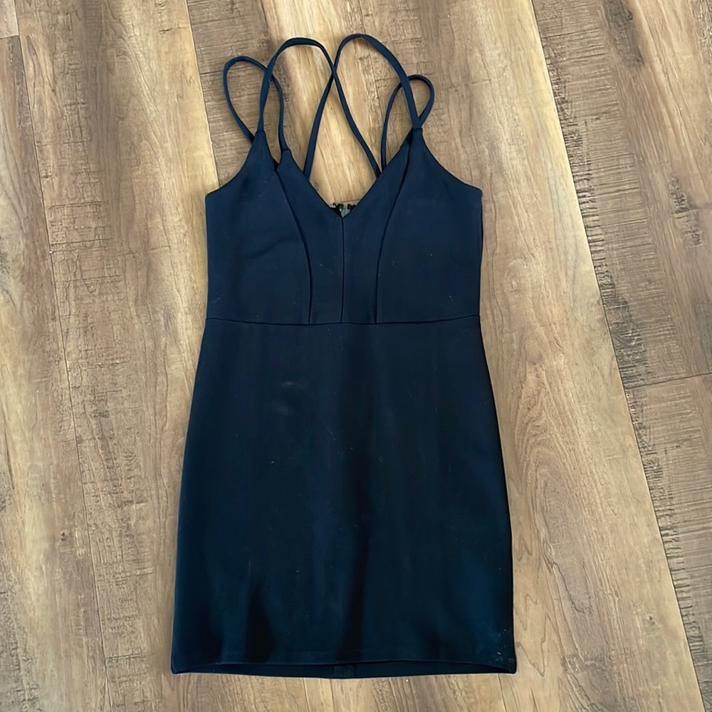 Black Topshop mini dress